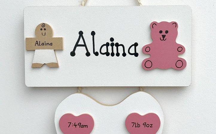 Teddy Baby Plaque