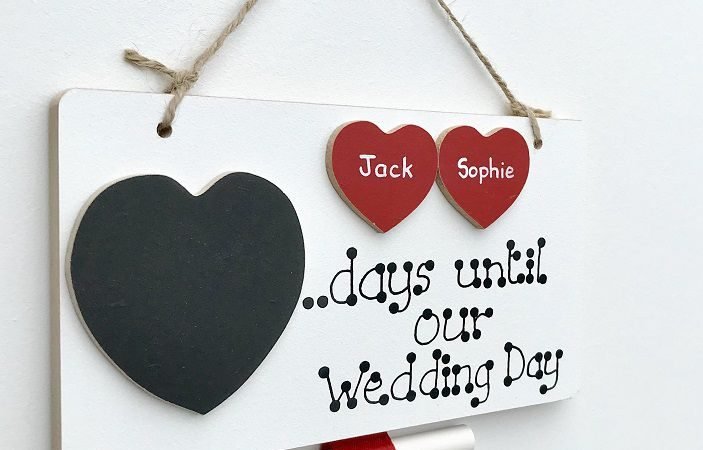 Wedding Countdown Plaque