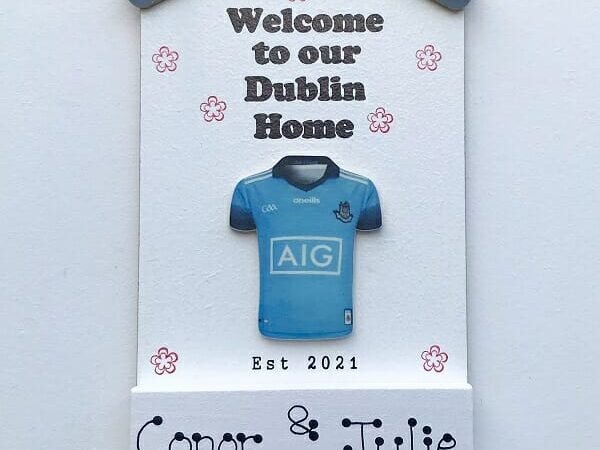 Single Jersey or Crest Welcome County KeyHolder