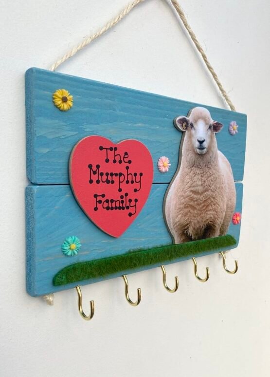 Wooden Sheep Keyholder - Image 7