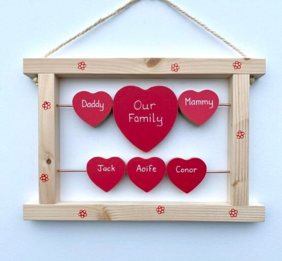 Pine Frame with Hearts - Image 6