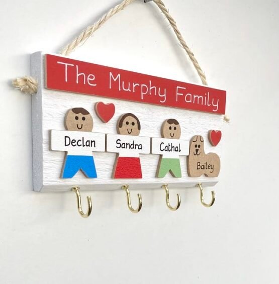 Wooden Character Keyholder