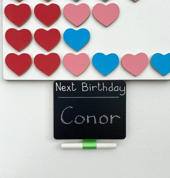 36 Heart Birthday Plaque